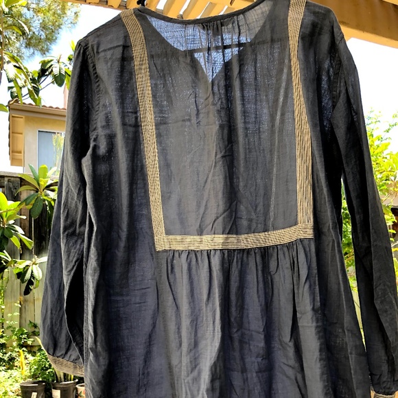 Uniqlo Breezy Striped Tunic - Picture 2 of 6